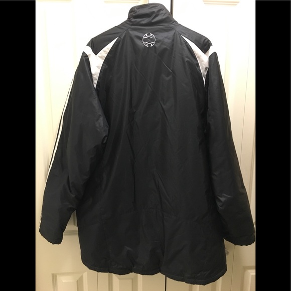 Adidas Soccer Athletics Long Coat Men’s Large - Picture 2 of 8